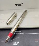 New Arrival! Mont Blanc M Red Signature Fountain Pen Stainless Steel Replica Pens